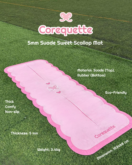 5mm Suede Sweet Scallop Mat