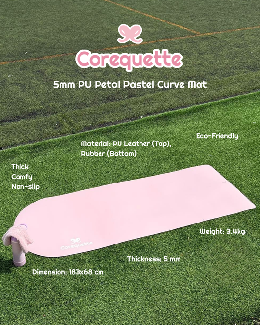 5mm PU Petal Pastel Curve Mat